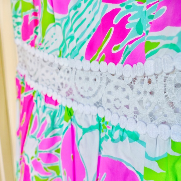 Lilly Pulitzer Rosemarie Cutout Dress 14 - Picture 3 of 3